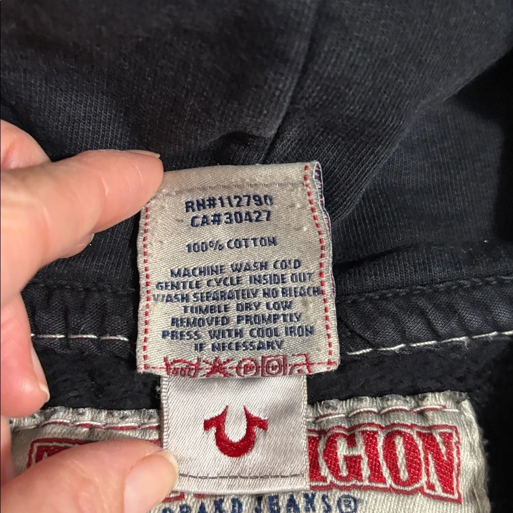 True Religion Graphic Label Hoodie